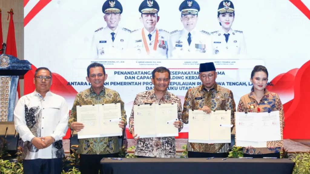 Jateng Pimpin Kerja Sama Ekonomi Rp21 Triliun dengan Riau Lampung dan Maluku 1024x576 1